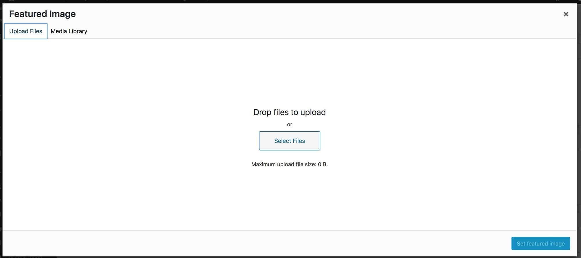How to add a feature image to Wordpress