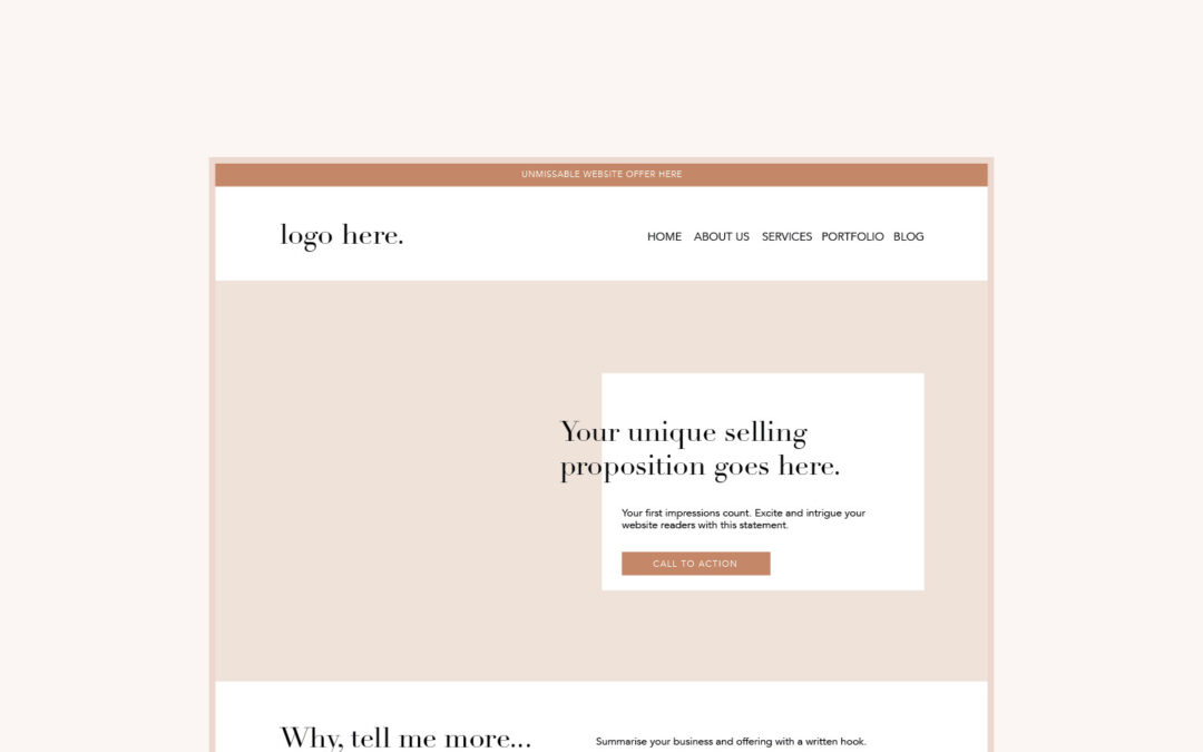 The Anatomy of a Home Page That Sells