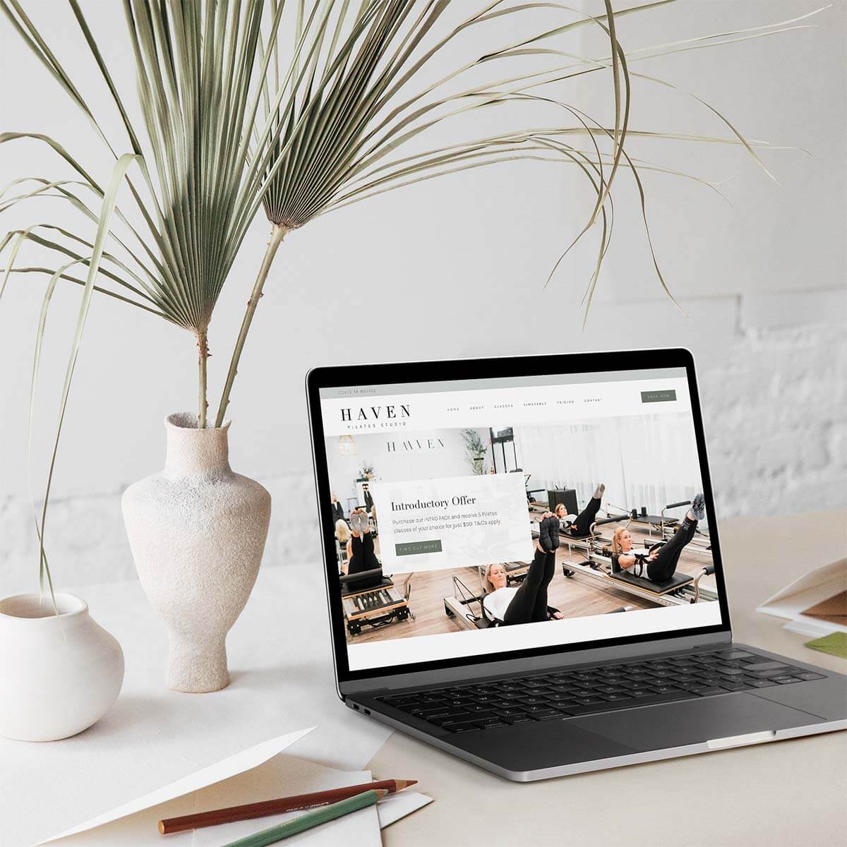 Haven Pilates – Website Design
