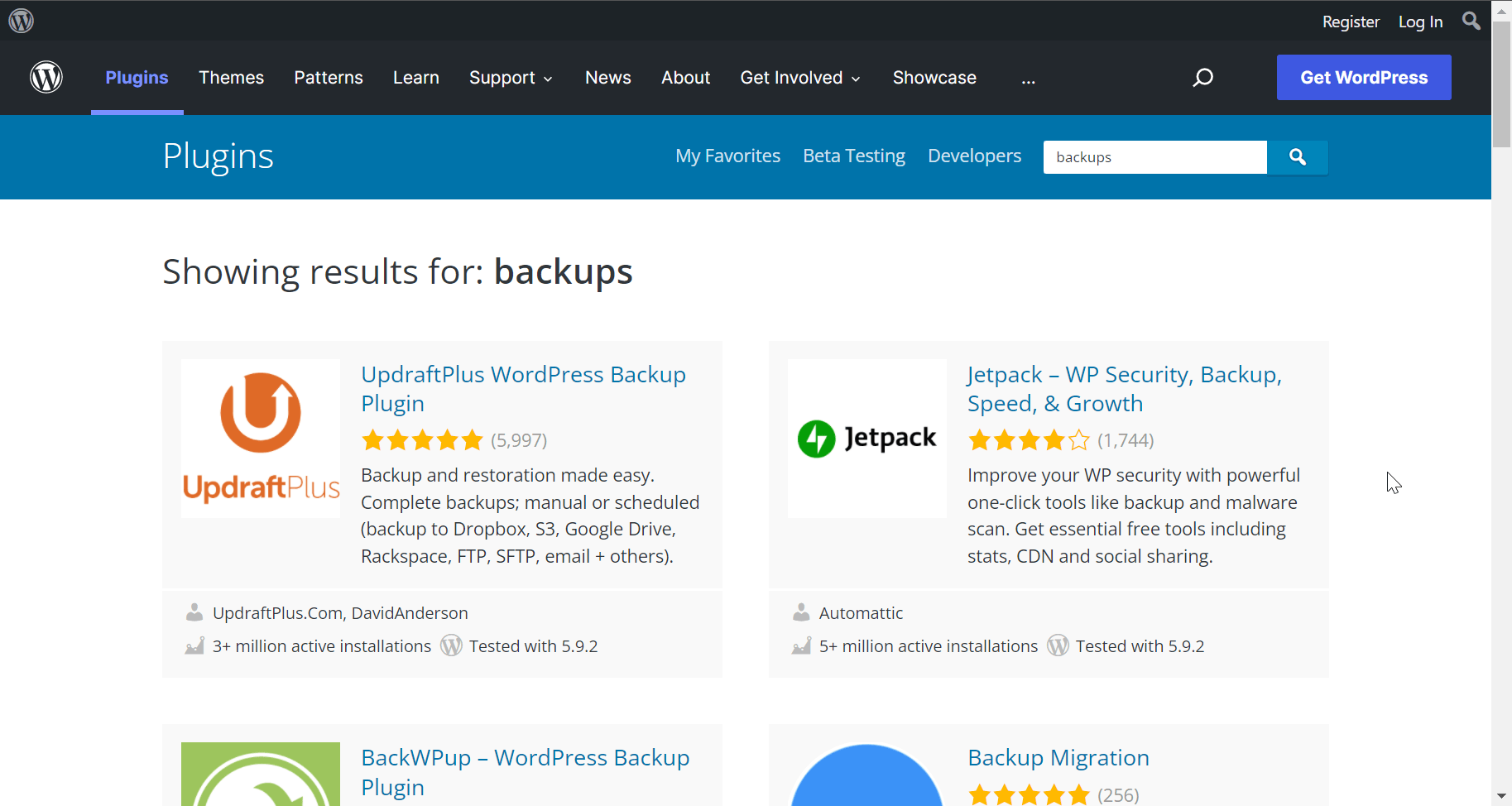 lillie backup plugins