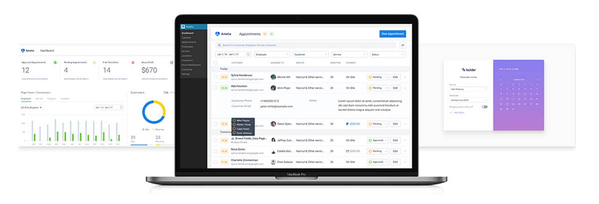 amelia wordpress booking software