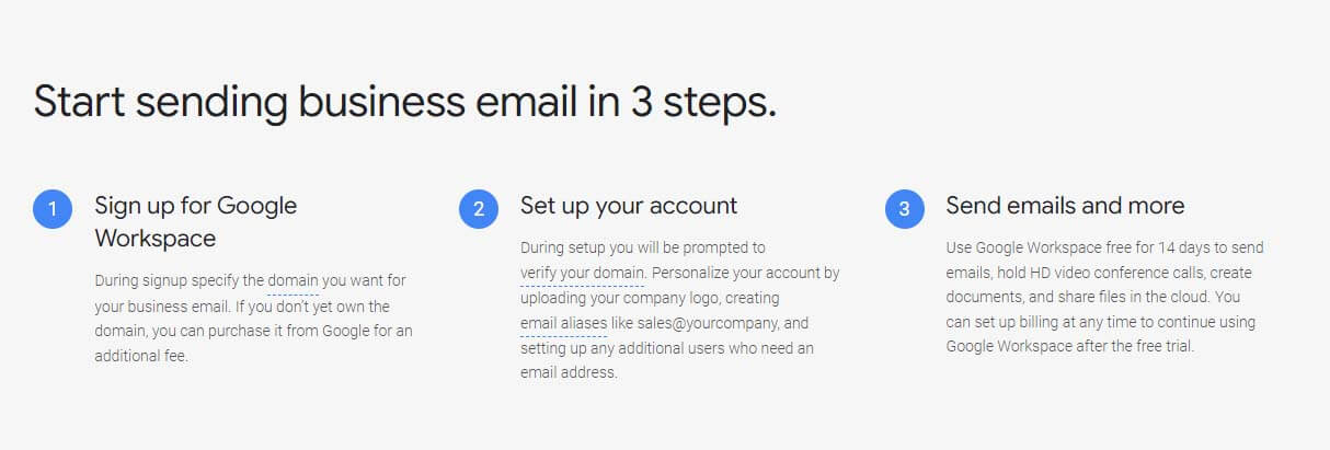 build trust with a branded google business email 3 steps
