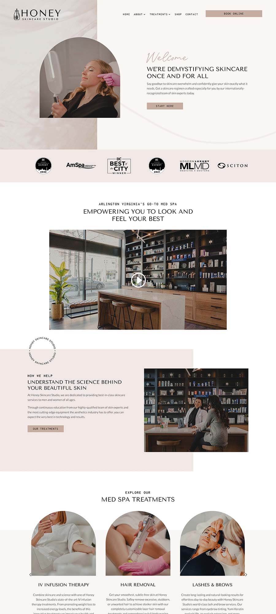 honey skincare website honey skincare website