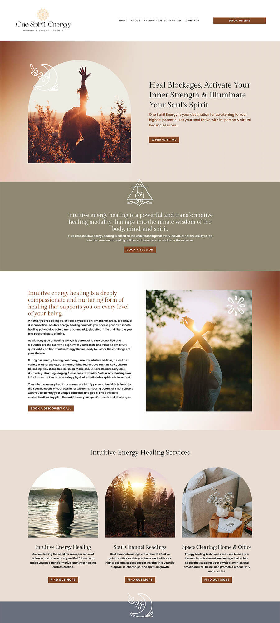 one spirit energy website by studio la luna client showcase one spirit energy website by studio la luna client showcase